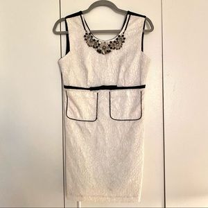RINASCIMENTO WHITE LACE ELEGANT DRESS